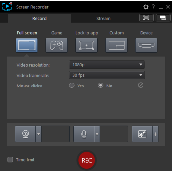 Program ScreenRecorder 4 CyberLink
